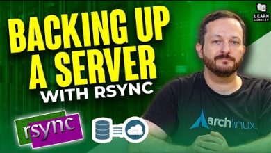 فیلم آموزشی پشتیبان گیری از سرور لینوکس با rsync